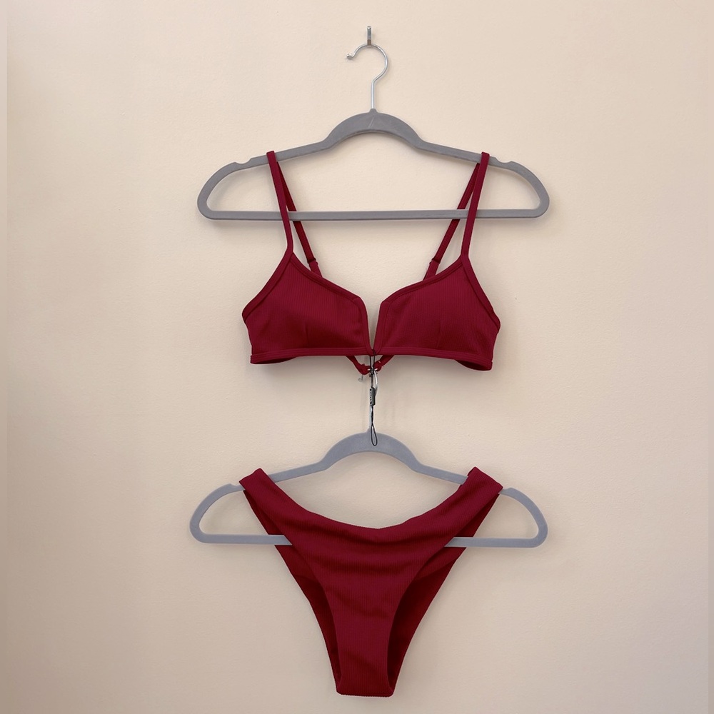 Cheeky Maroon Bikini NEW